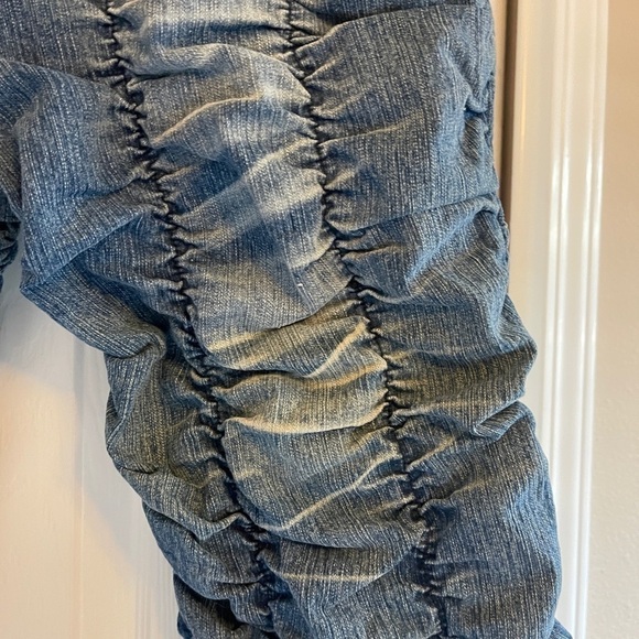 GODDESS elastic cinch cropped jean - Picture 8 of 10